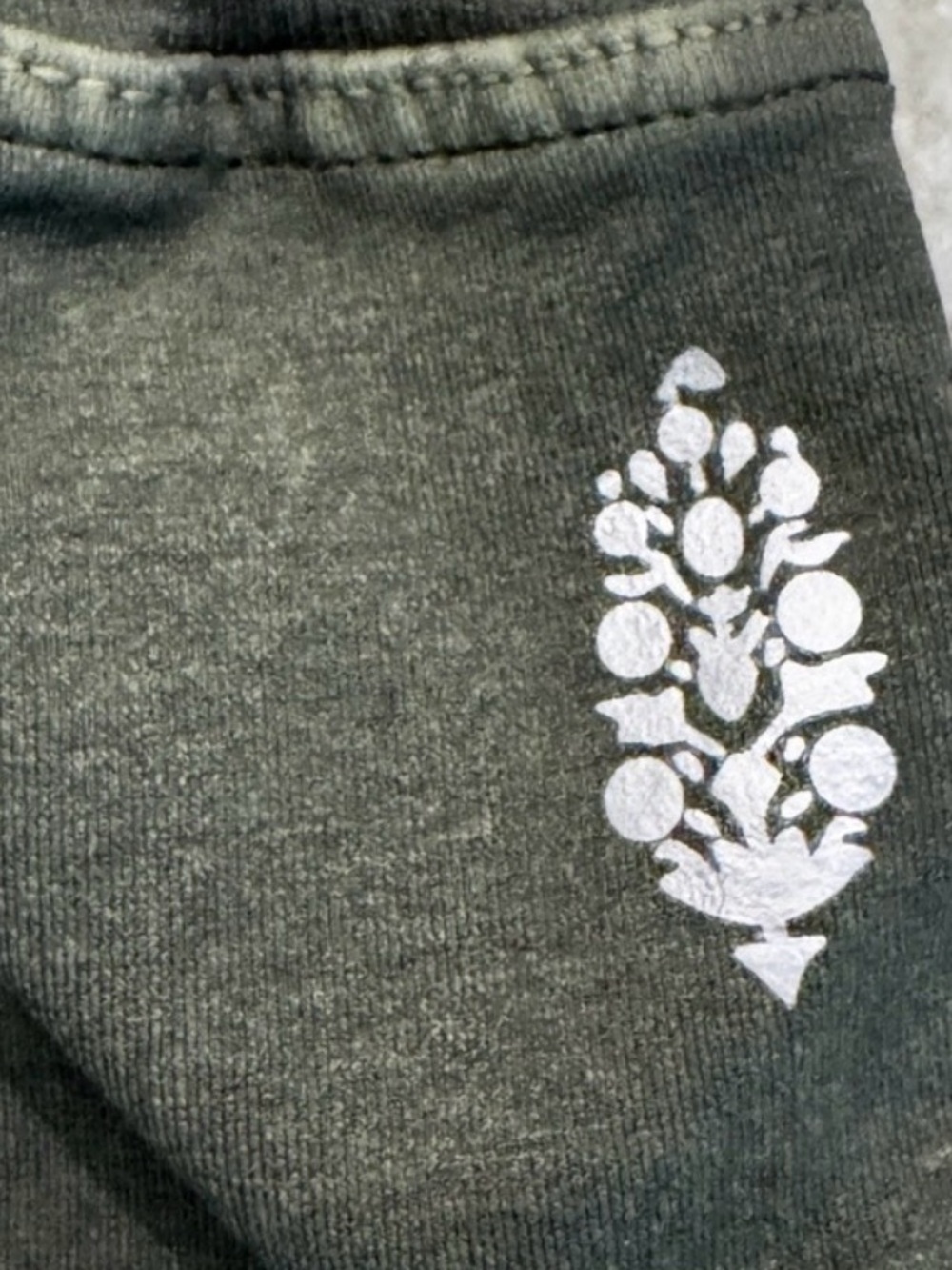 Free People Movement Good Karma High Neck Runsie – XS/S – Olive Green - Picture 5 of 6